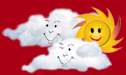 The weather at camp today is ...